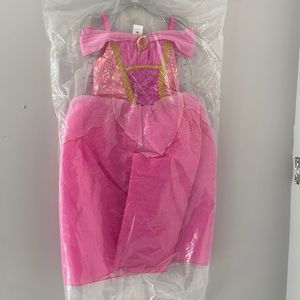 Disney Deluxe Aurora Sleeping Beauty NWT 7/8 Halloween Costume